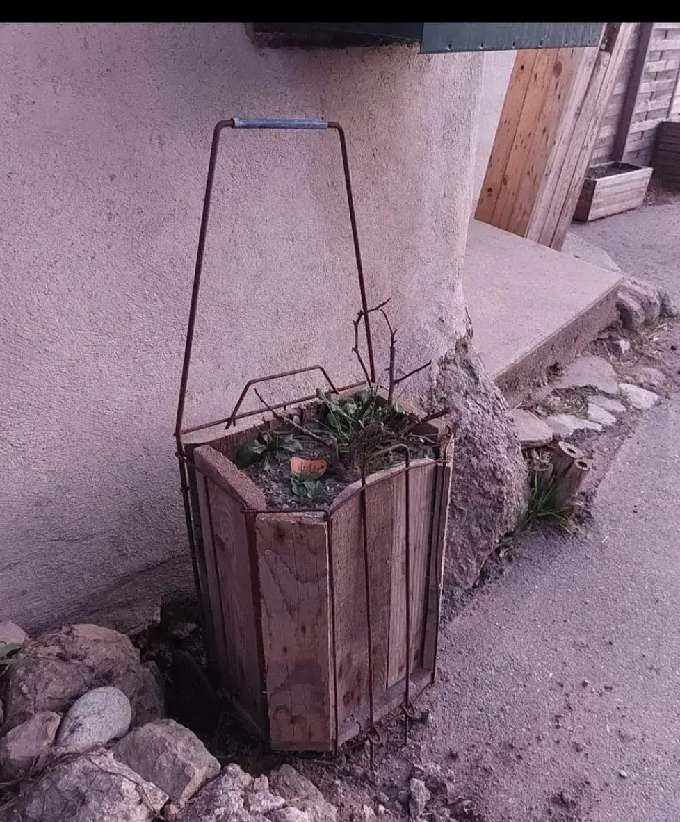 Cache-pot en bois